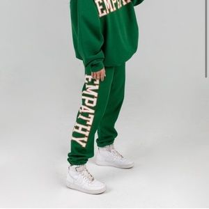 Mayfair The Label Empathy Green Adventure Sweatpants